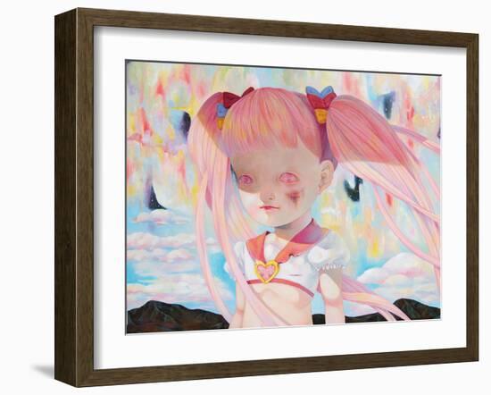 Who Will Save the Magical Girl?-Hikari Shimoda-Framed Art Print