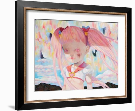 Who Will Save the Magical Girl?-Hikari Shimoda-Framed Art Print