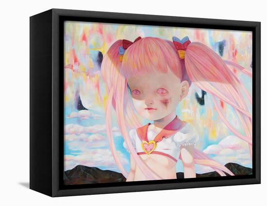 Who Will Save the Magical Girl?-Hikari Shimoda-Framed Stretched Canvas