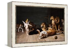 Whoever You Are, Here Is Your Master (Love, the Conqueror)-Jean Leon Gerome-Framed Premier Image Canvas