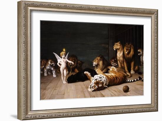 Whoever You Are, Here Is Your Master (Love, the Conqueror)-Jean Leon Gerome-Framed Premium Giclee Print