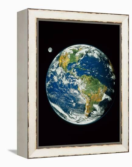 Whole Earth (Blue Marble 2000)-null-Framed Premier Image Canvas