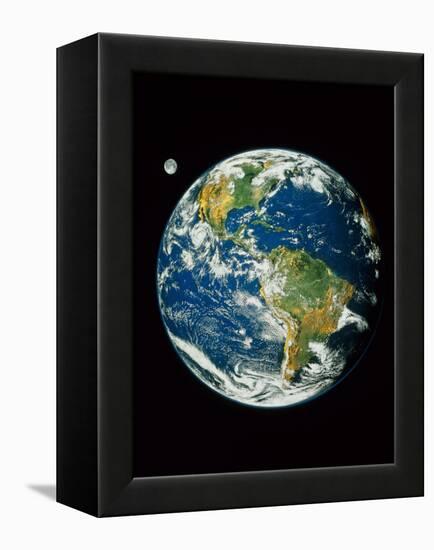 Whole Earth (Blue Marble 2000)-null-Framed Premier Image Canvas