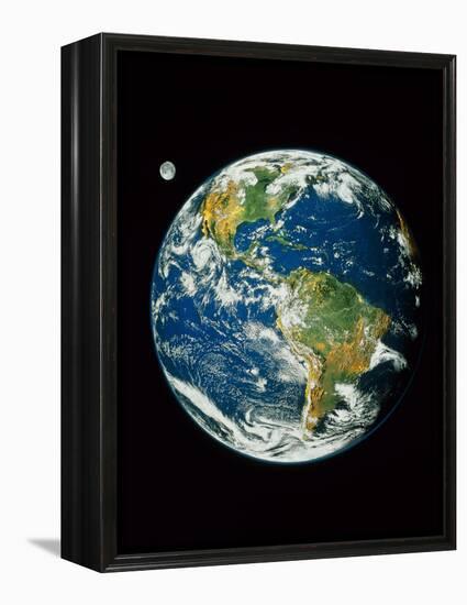 Whole Earth (Blue Marble 2000)-null-Framed Premier Image Canvas