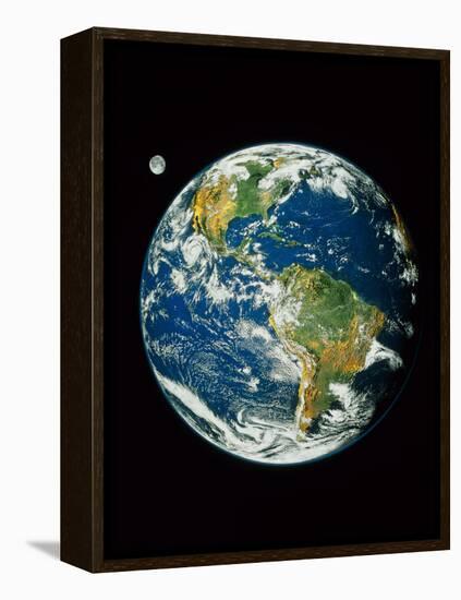 Whole Earth (Blue Marble 2000)-null-Framed Premier Image Canvas