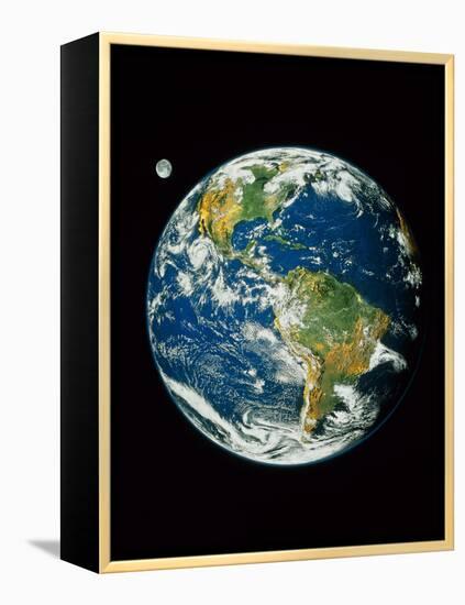 Whole Earth (Blue Marble 2000)-null-Framed Premier Image Canvas