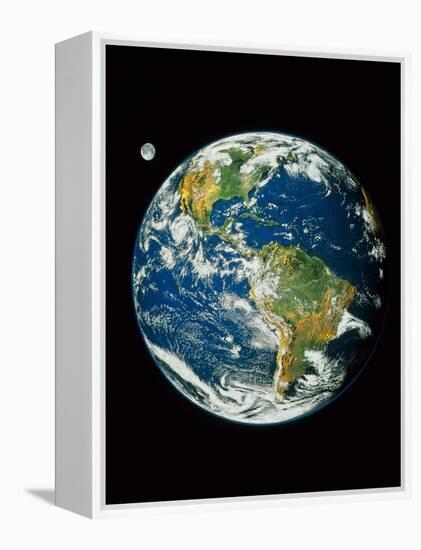 Whole Earth (Blue Marble 2000)-null-Framed Premier Image Canvas