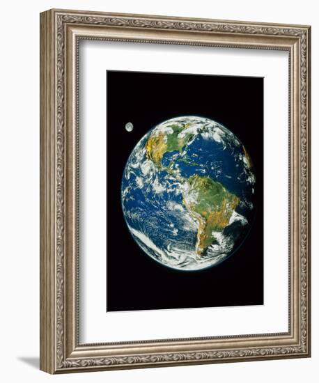 Whole Earth (Blue Marble 2000)-null-Framed Premium Photographic Print