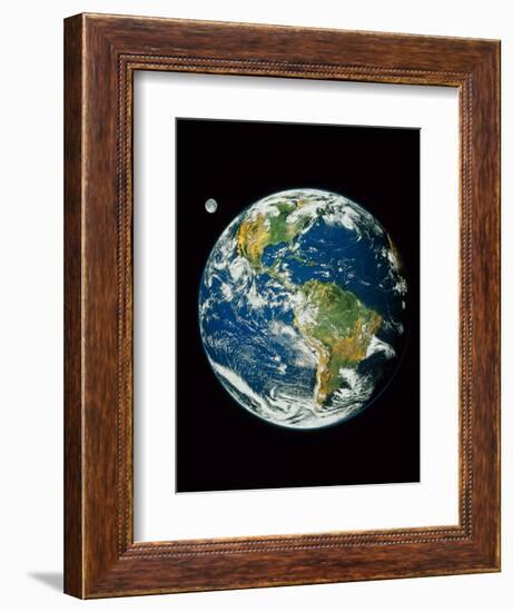 Whole Earth (Blue Marble 2000)-null-Framed Premium Photographic Print