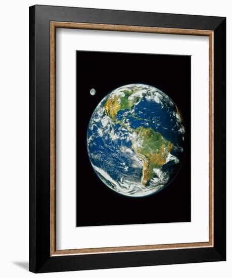 Whole Earth (Blue Marble 2000)-null-Framed Premium Photographic Print