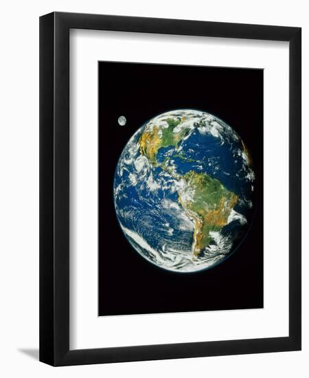 Whole Earth (Blue Marble 2000)-null-Framed Premium Photographic Print