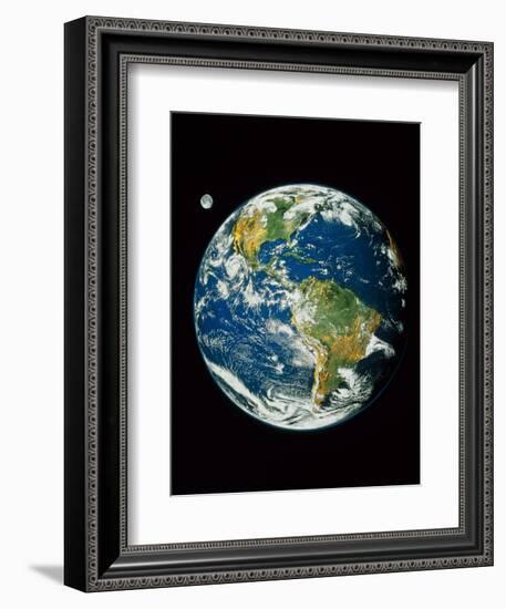 Whole Earth (Blue Marble 2000)-null-Framed Premium Photographic Print