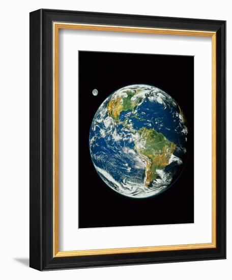 Whole Earth (Blue Marble 2000)-null-Framed Premium Photographic Print