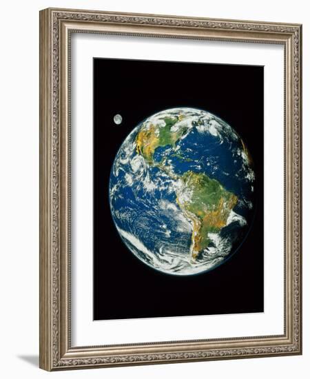 Whole Earth (Blue Marble 2000)-null-Framed Photographic Print