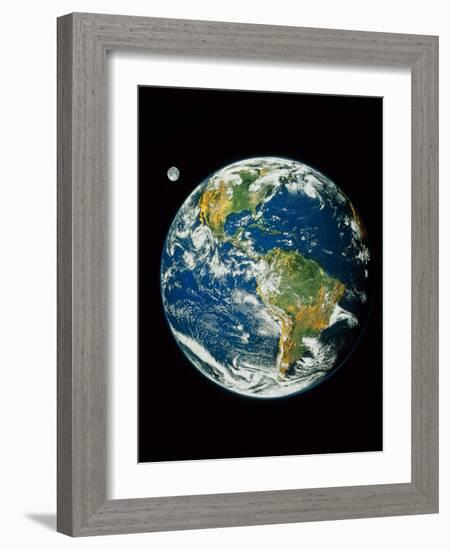 Whole Earth (Blue Marble 2000)-null-Framed Photographic Print