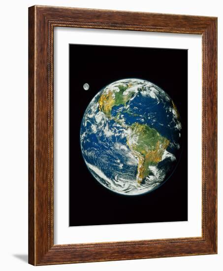 Whole Earth (Blue Marble 2000)-null-Framed Photographic Print