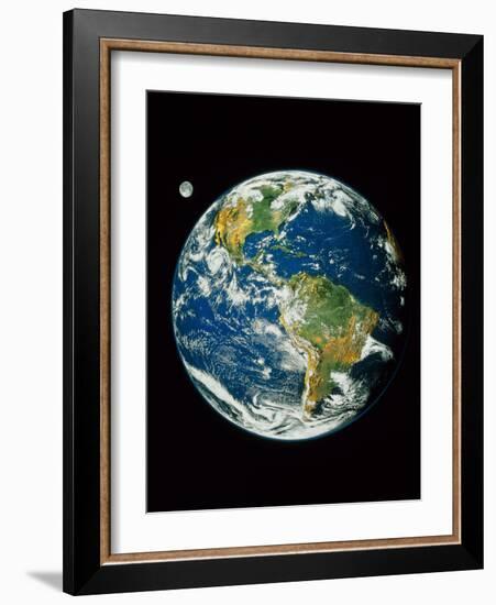 Whole Earth (Blue Marble 2000)-null-Framed Photographic Print