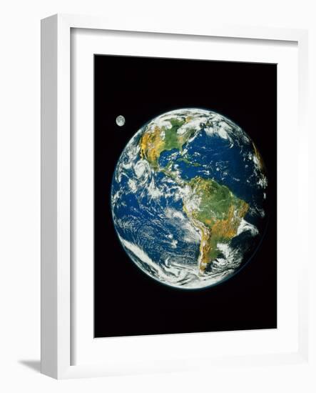 Whole Earth (Blue Marble 2000)-null-Framed Photographic Print