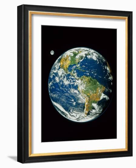 Whole Earth (Blue Marble 2000)-null-Framed Photographic Print