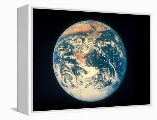 Whole Earth From Apollo 17-null-Framed Premier Image Canvas