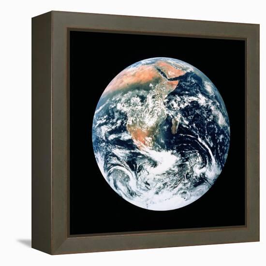 Whole Earth From Apollo 17-null-Framed Premier Image Canvas