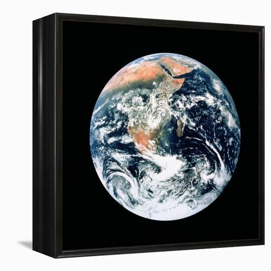 Whole Earth From Apollo 17-null-Framed Premier Image Canvas