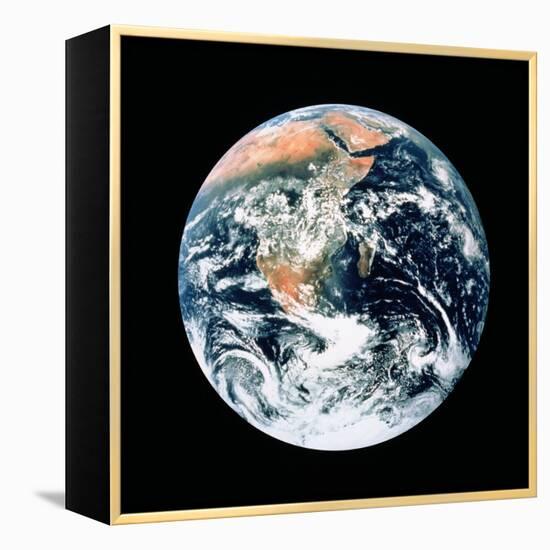 Whole Earth From Apollo 17-null-Framed Premier Image Canvas