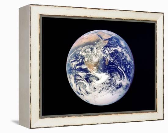 Whole Earth from Space, Viewed from Apollo 17, December 1972-null-Framed Premier Image Canvas