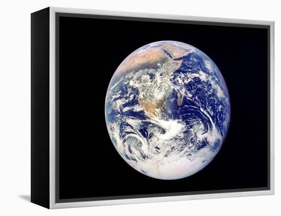 Whole Earth from Space, Viewed from Apollo 17, December 1972-null-Framed Premier Image Canvas