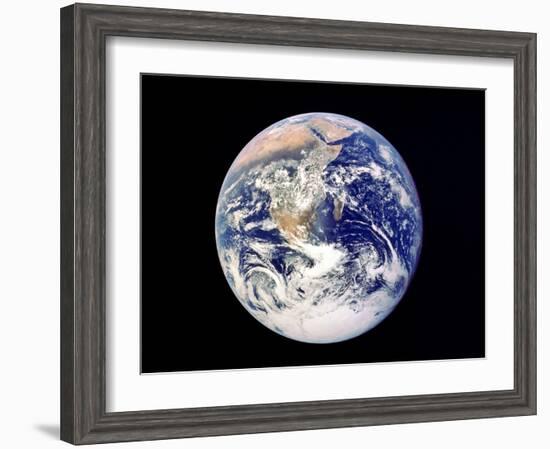 Whole Earth from Space, Viewed from Apollo 17, December 1972-null-Framed Photographic Print