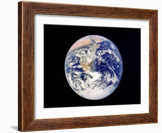 Whole Earth from Space, Viewed from Apollo 17, December 1972-null-Framed Photographic Print