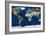 Whole Earth Map-PLANETOBSERVER-Framed Photographic Print