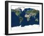 Whole Earth, Satellite Image-PLANETOBSERVER-Framed Photographic Print