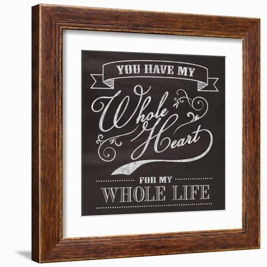 Whole Heart-null-Framed Art Print