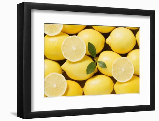 Whole Lemons and Lemon Slices-Eising Studio - Food Photo and Video-Framed Photographic Print