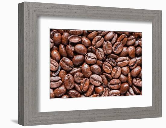 Whole Roasted Coffee Beans-Steve Gadomski-Framed Photographic Print