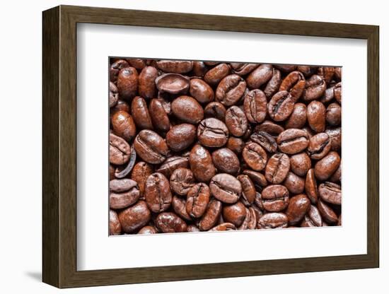 Whole Roasted Coffee Beans-Steve Gadomski-Framed Photographic Print