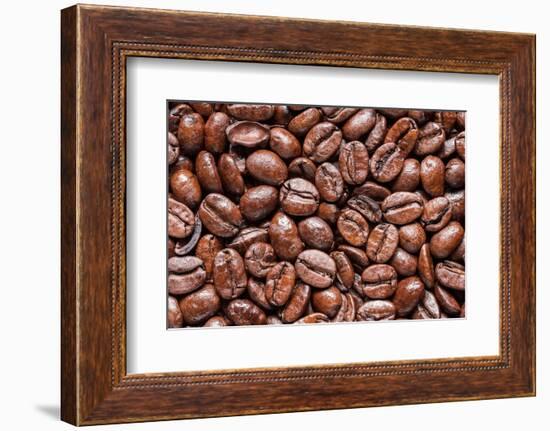 Whole Roasted Coffee Beans-Steve Gadomski-Framed Photographic Print