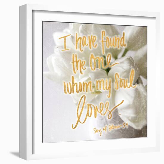 Whom my Soul Loves-Sarah Gardner-Framed Photo