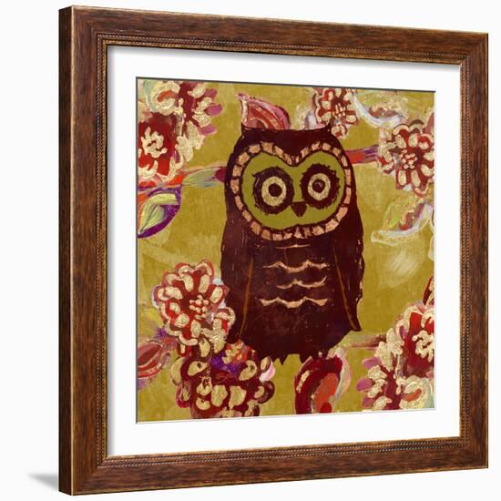 Whoo's That Owl 1-Bella Dos Santos-Framed Art Print