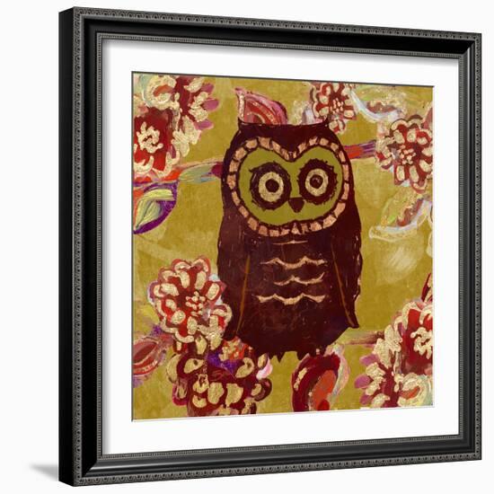 Whoo's That Owl 1-Bella Dos Santos-Framed Art Print