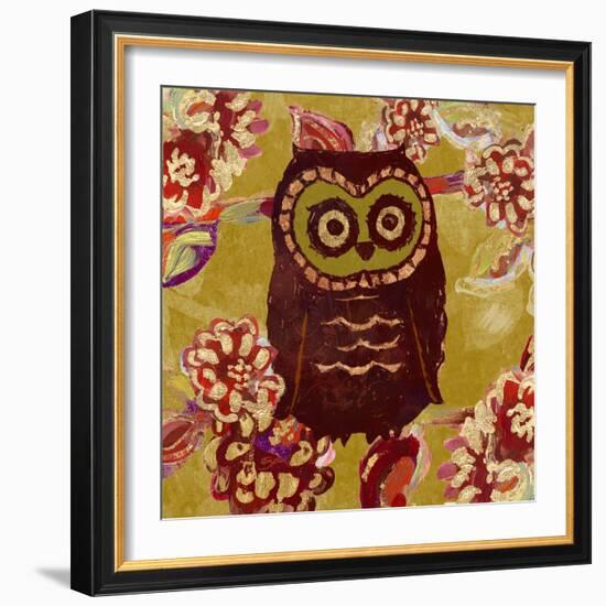 Whoo's That Owl 1-Bella Dos Santos-Framed Art Print