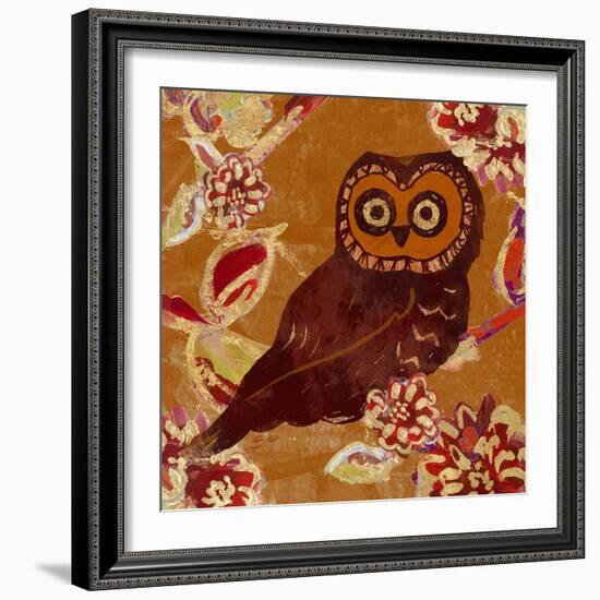 Whoo's That Owl 2-Bella Dos Santos-Framed Art Print