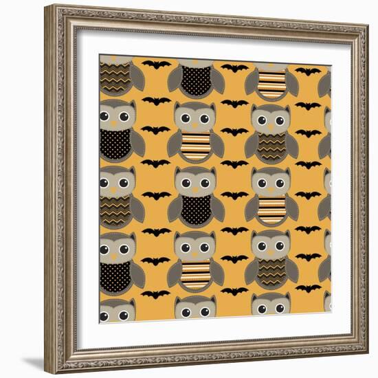 Whoos Batty-Joanne Paynter Design-Framed Giclee Print