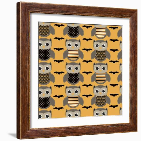 Whoos Batty-Joanne Paynter Design-Framed Giclee Print