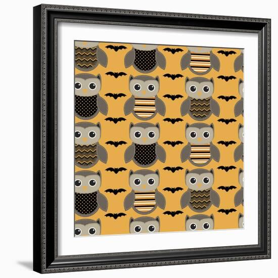 Whoos Batty-Joanne Paynter Design-Framed Giclee Print