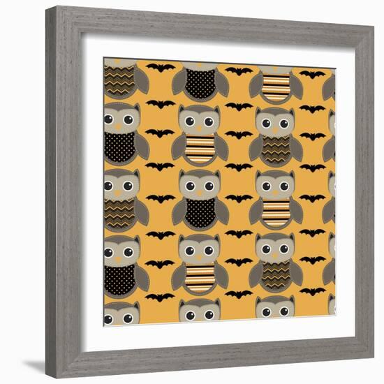 Whoos Batty-Joanne Paynter Design-Framed Giclee Print