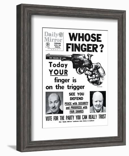 Whose Finger? Today Your Finger is on the Trigger-null-Framed Photographic Print