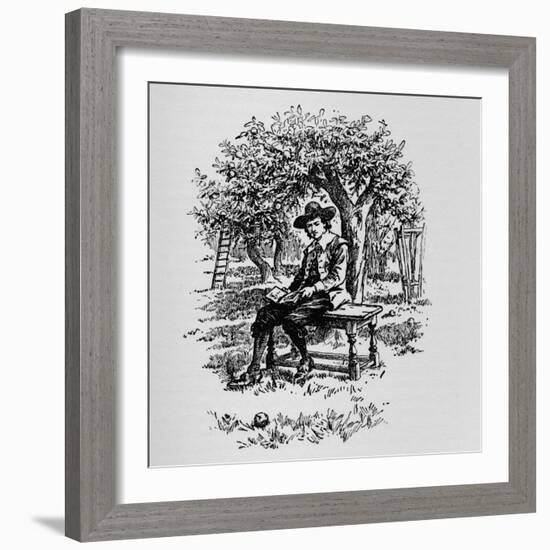 Why an Apple Falls, C1918-null-Framed Giclee Print