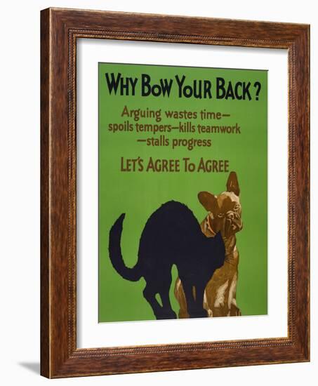 Why Bow Your Back?-null-Framed Giclee Print